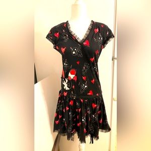 Vintage Luv Bunny’s Voodoo Doll Dress Kawaii Goth Anime Voodoo Bunny Sz L